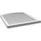 Ekena Millwork Arch Top Surface Mount PVC Gable Vent: Functional, w/ 2"W x 2"P Brickmould Sill Frame, 28"W x 32"H GVPAR28X3203SF - alternate 3